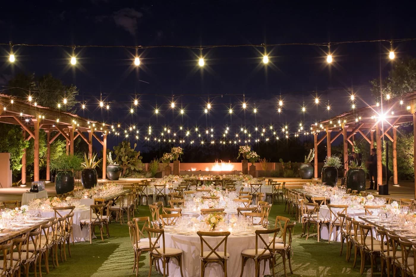 Professional event production and party setup