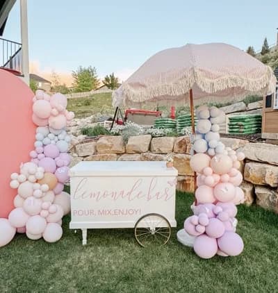 Baby shower experience showcase